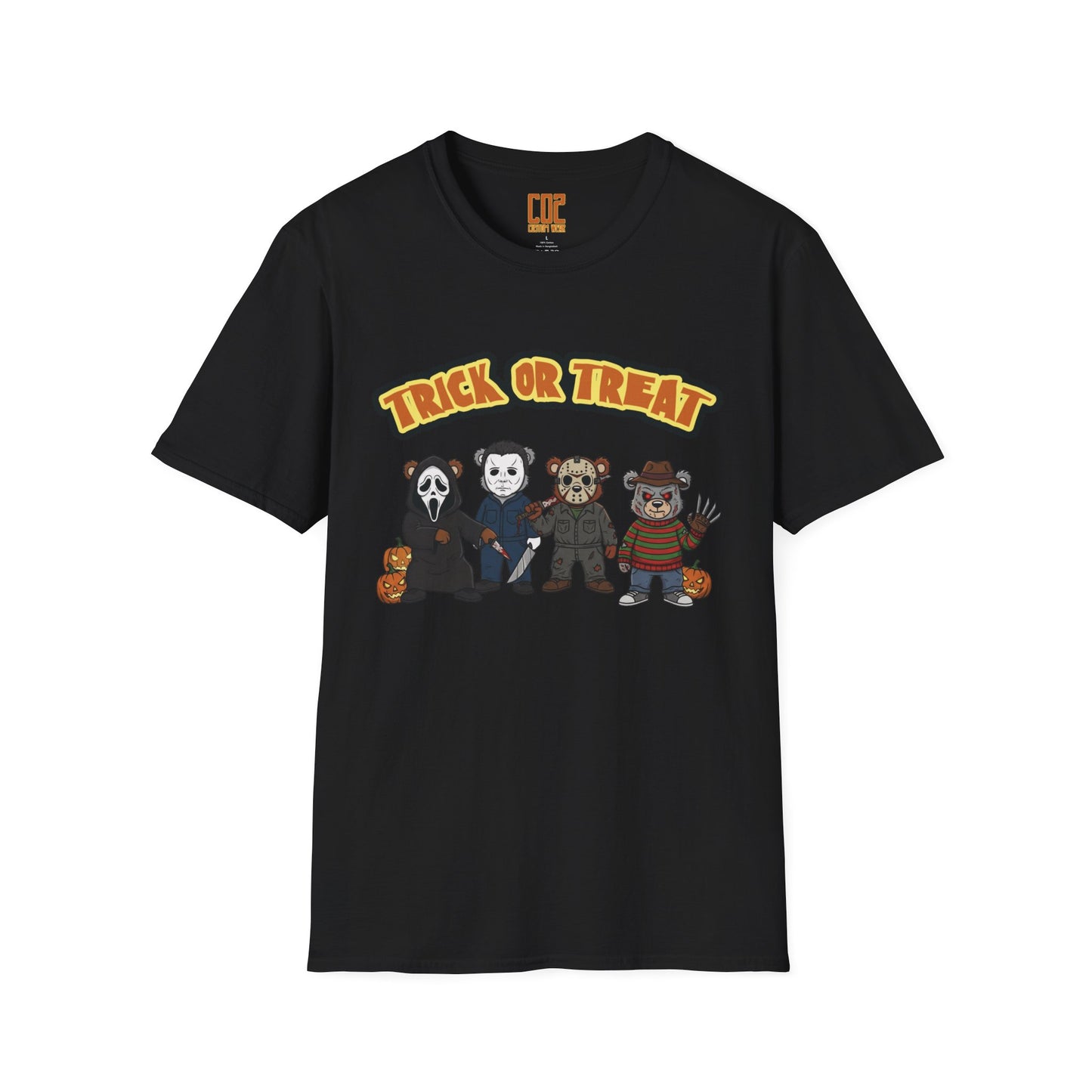 Halloween Horror Movie CO2 Bears T-Shirt, Trick or Treat Shirt, Graphic Tee, Unisex Shirt, Spooky Fashion