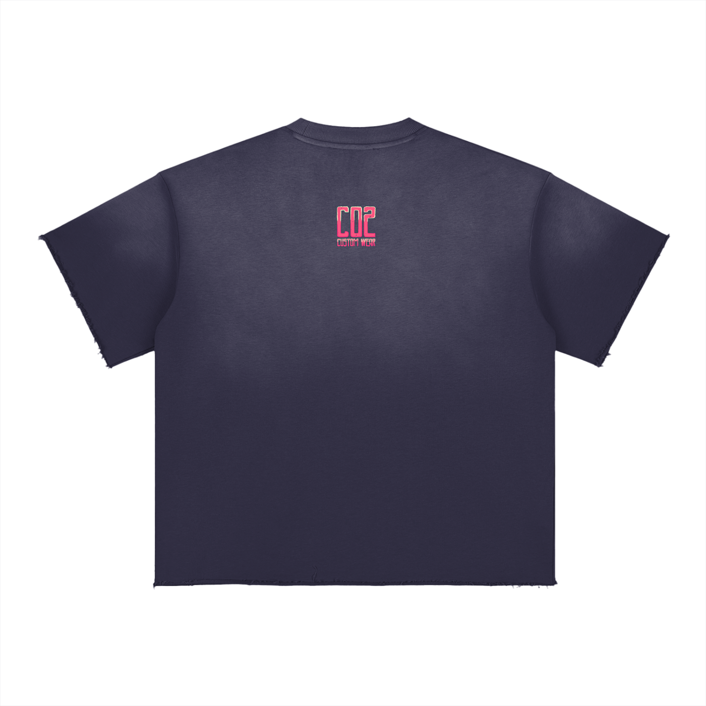Don't Kill My Vibe Sun Fade Raw Edge T-Shirt