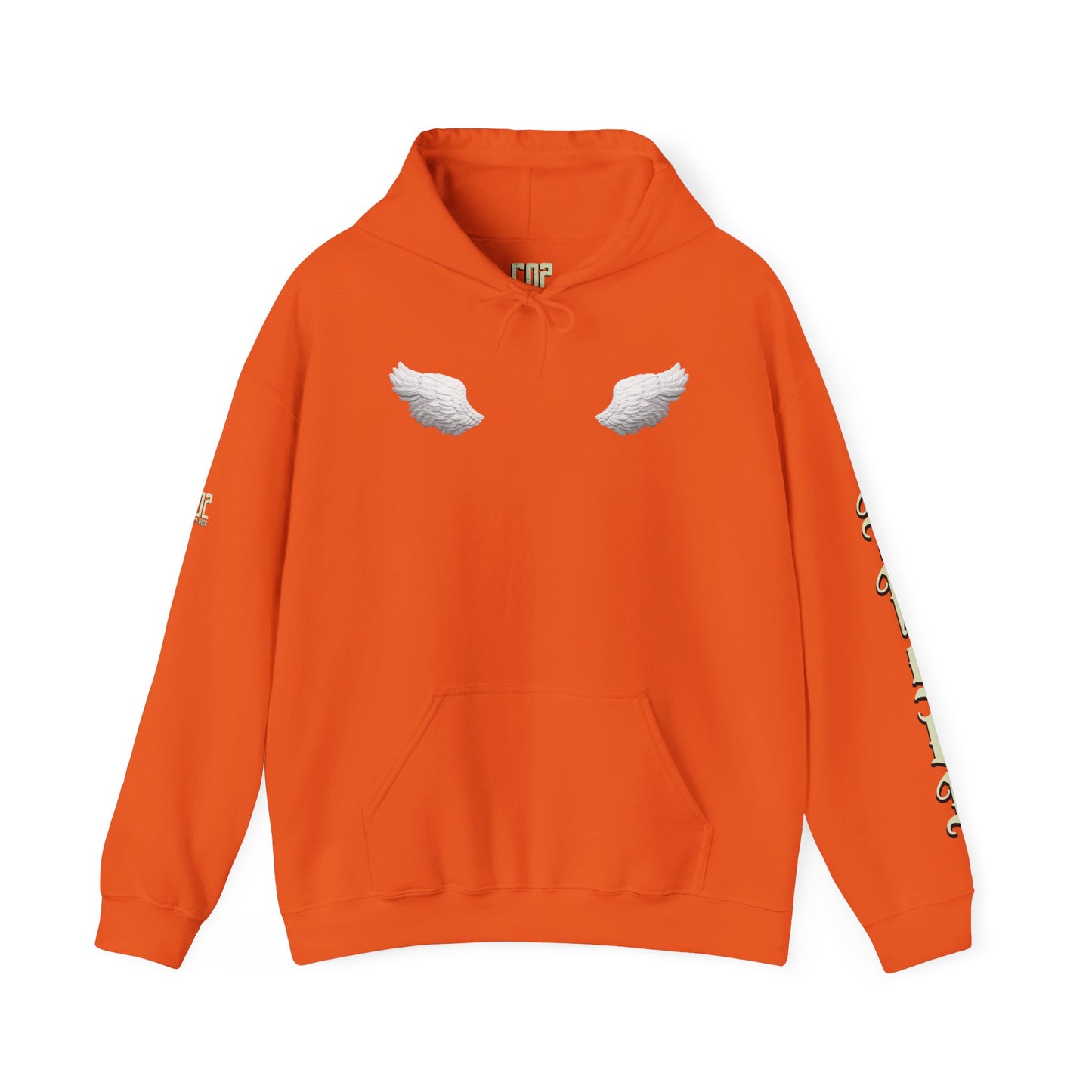 Angel & Bear Hoodie - Unisex Heavy Blend™ Sweatshirt, Cozy Gift for Friends, Cute Casual Wear, Perfect for Fall & Winter