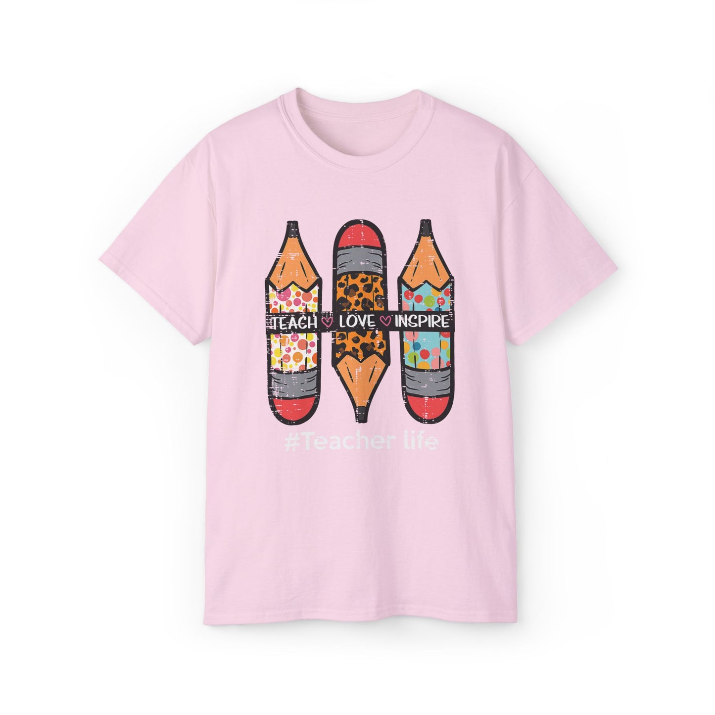 Teacher Life Unisex Ultra Cotton Tee, Back to School T-Shirt, School Shirt, Graphic Tee, Fun Daily Wear, Gift for teachers