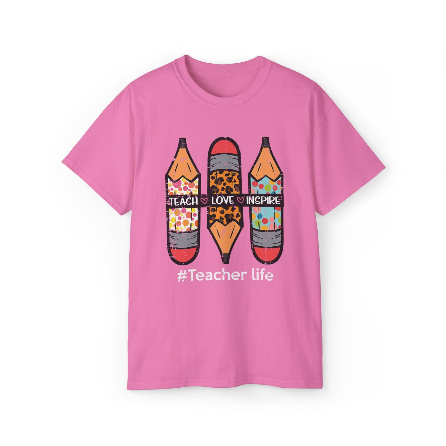 Teacher Life Unisex Ultra Cotton Tee, Back to School T-Shirt, School Shirt, Graphic Tee, Fun Daily Wear, Gift for teachers