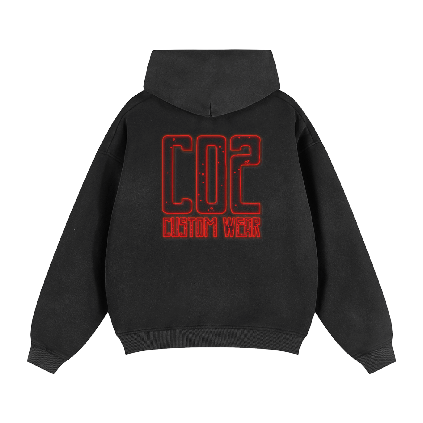 CO2 Stranger Things Sunfade Two-way Zipper Boxy Fleece Hoodie