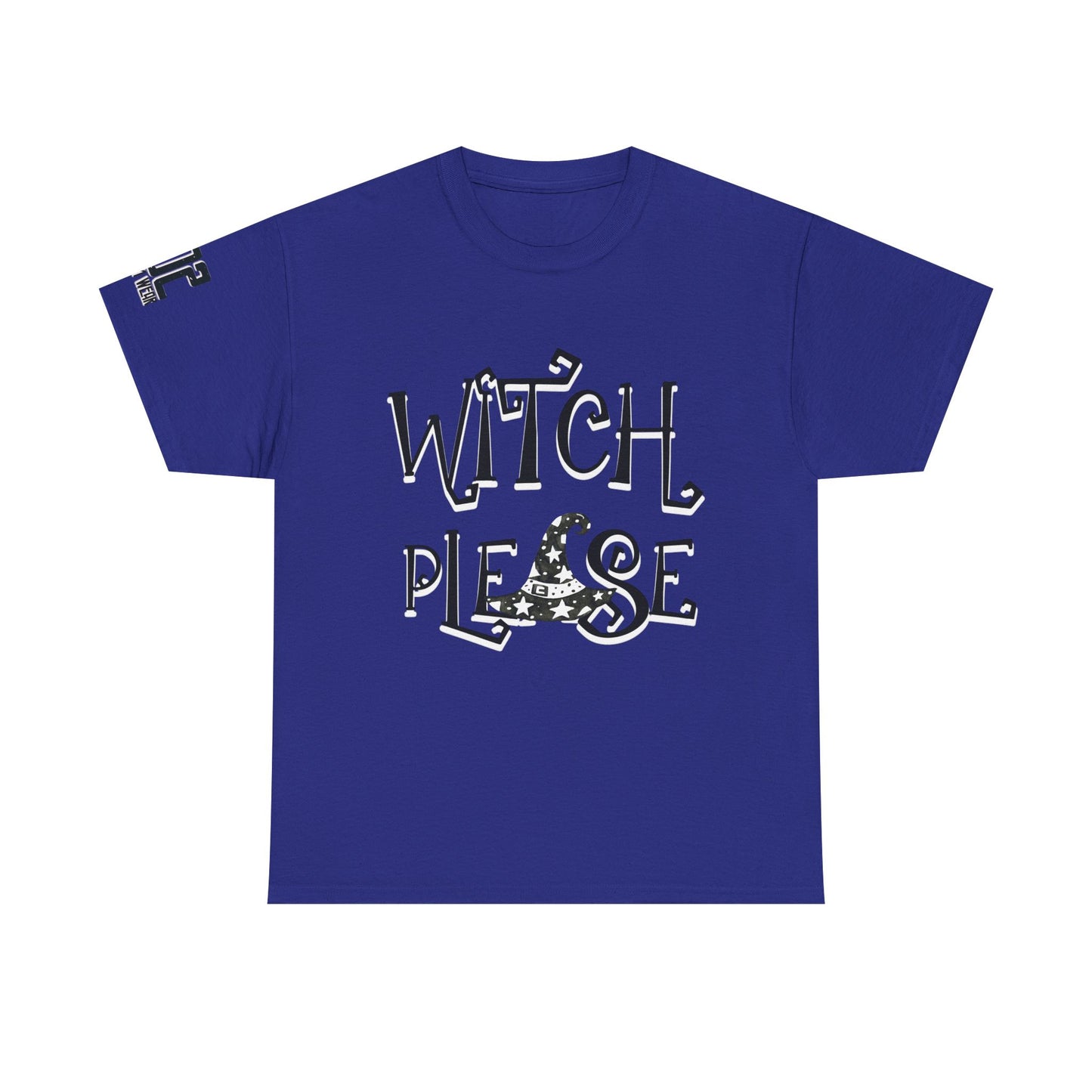 Witch Please Unisex Heavy Cotton Tee | Halloween Shirt, Funny Tee, Witchy Apparel, Gift for Her, Casual Wear
