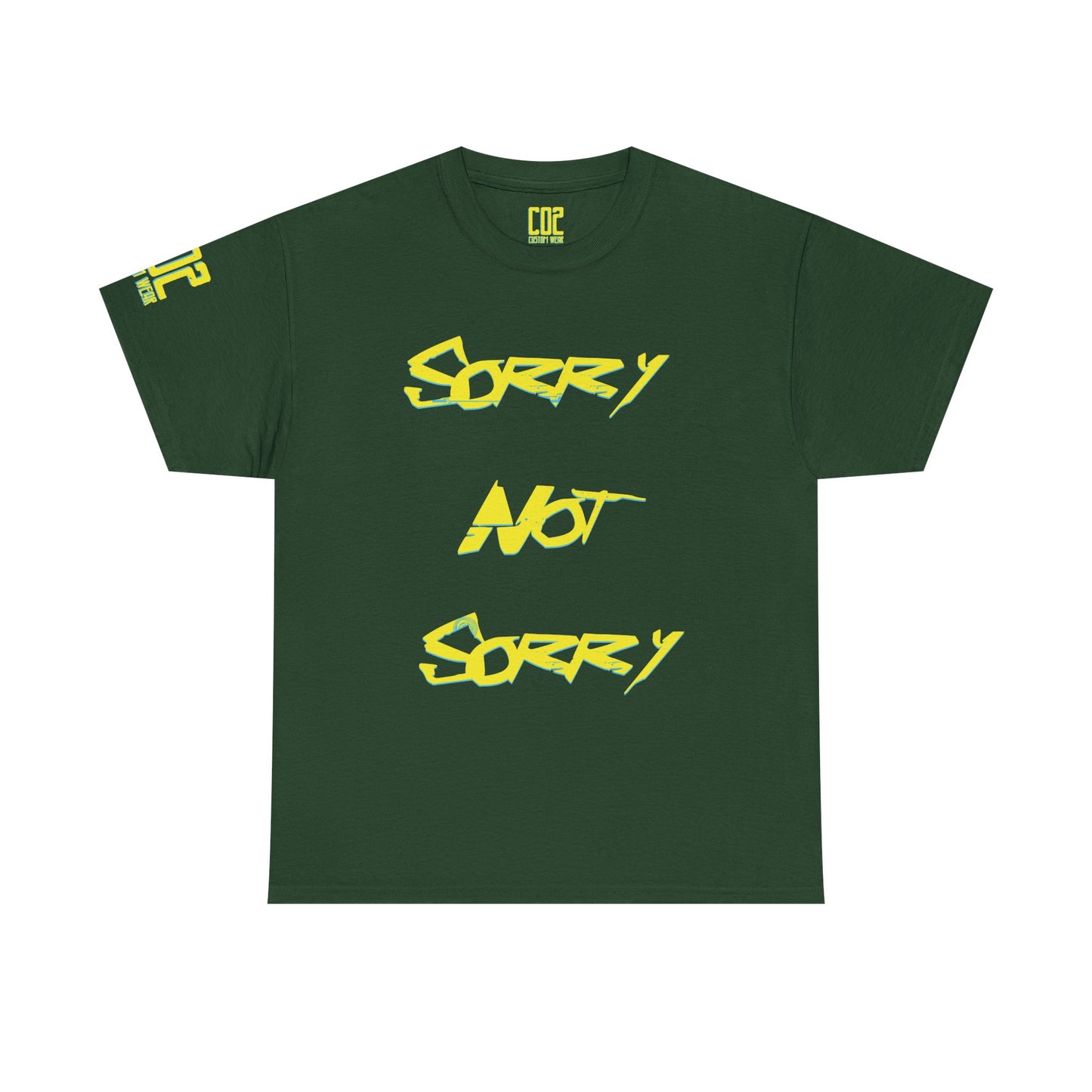 Sorry Not Sorry Shirt, Statement Graphic Tee, Casual Unisex Top, Trendy Streetwear, Gift for Him/Her, Everyday Wear