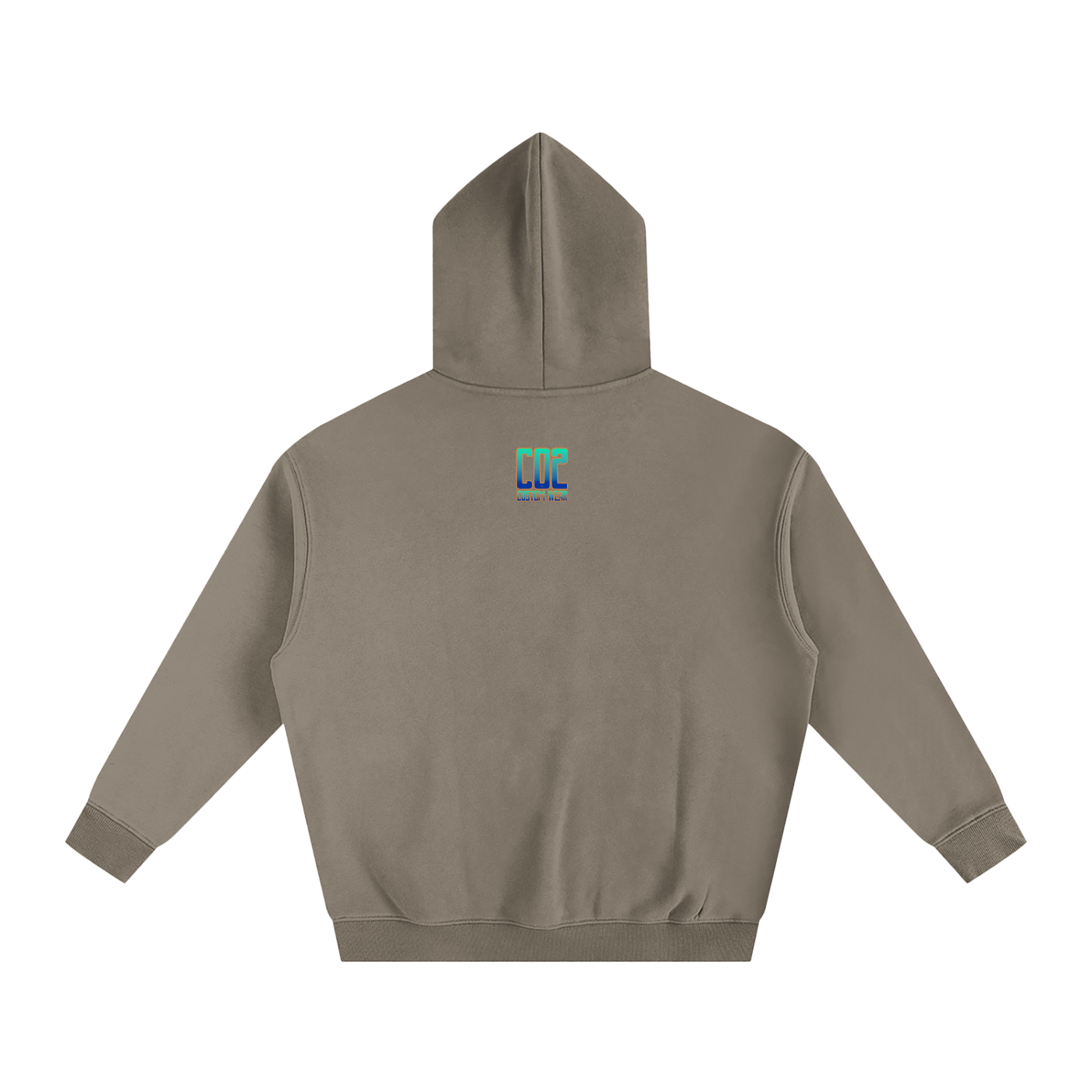 Nothing Will Work Unless You Do Motivational Quote Oversize Fleeced Hoodie