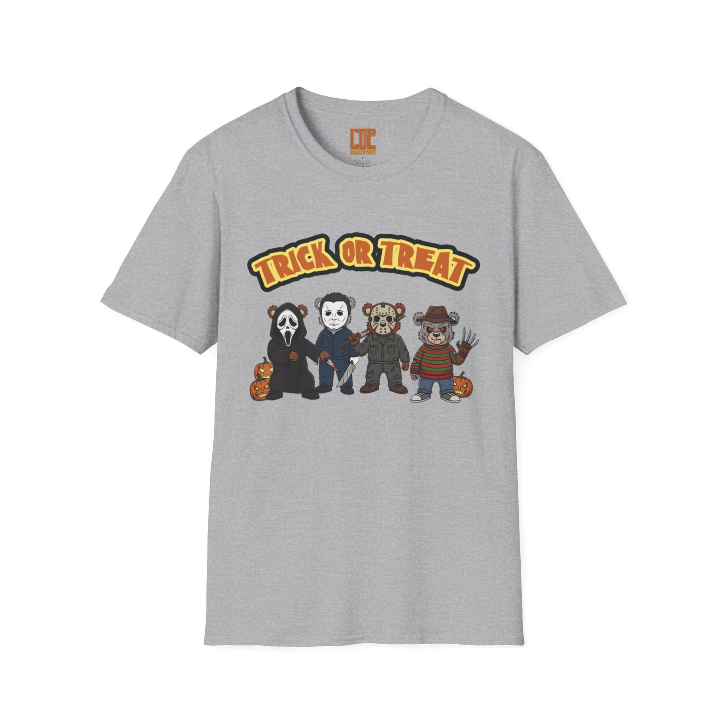 Halloween Horror Movie CO2 Bears T-Shirt, Trick or Treat Shirt, Graphic Tee, Unisex Shirt, Spooky Fashion