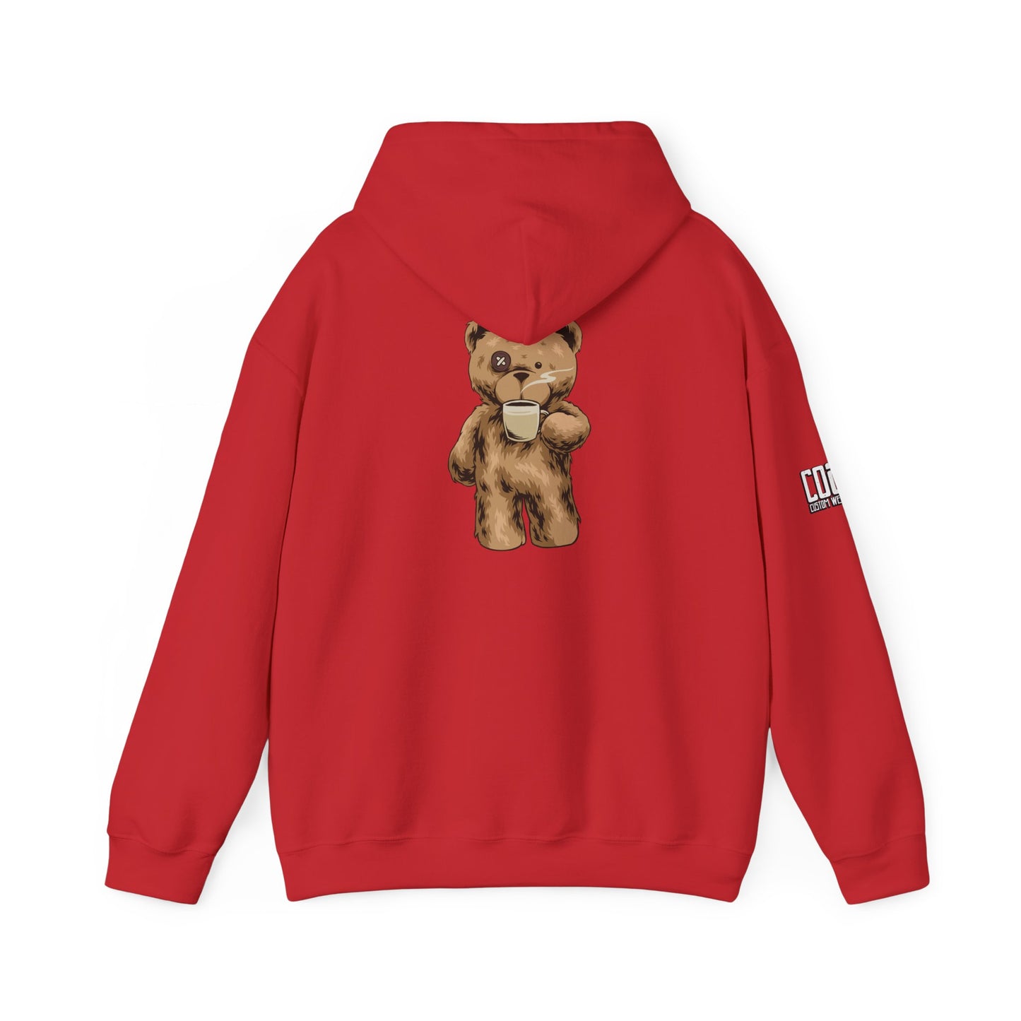 I Need A Huge Coffee Hoodie Sweatshirt, Gift for Friends, Cute Bear Design, Winter Wardrobe Staple, Snuggle Up Wear