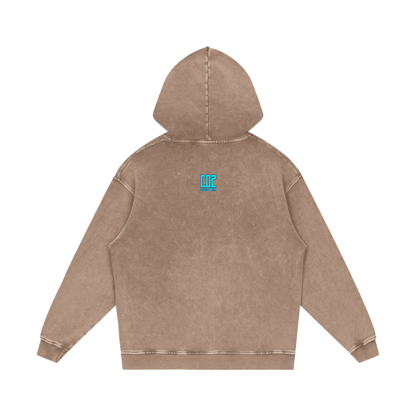 Is It 2026 Yet? Snow Washed Loose Cotton Hoodie