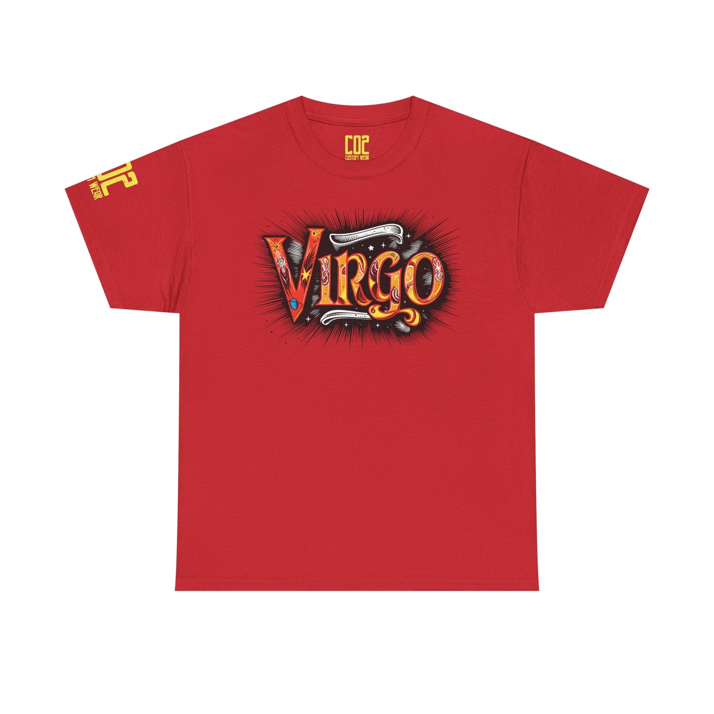 Virgo Zodiac Unisex Heavy Cotton Tee | Astrology Shirt, Horoscope Gift, Birthday Tee, Celestial Wear, Virgo Apparel