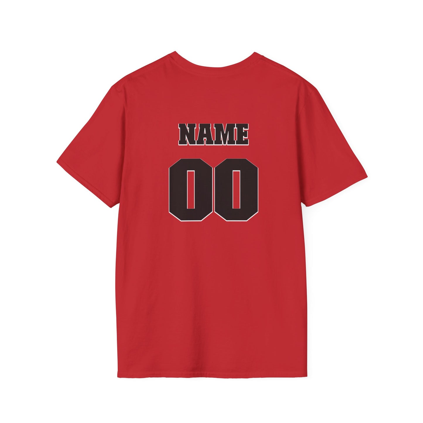 Football Mom Unisex Tee - Custom Team and Number Shirt with Name and Number for Athletes by request