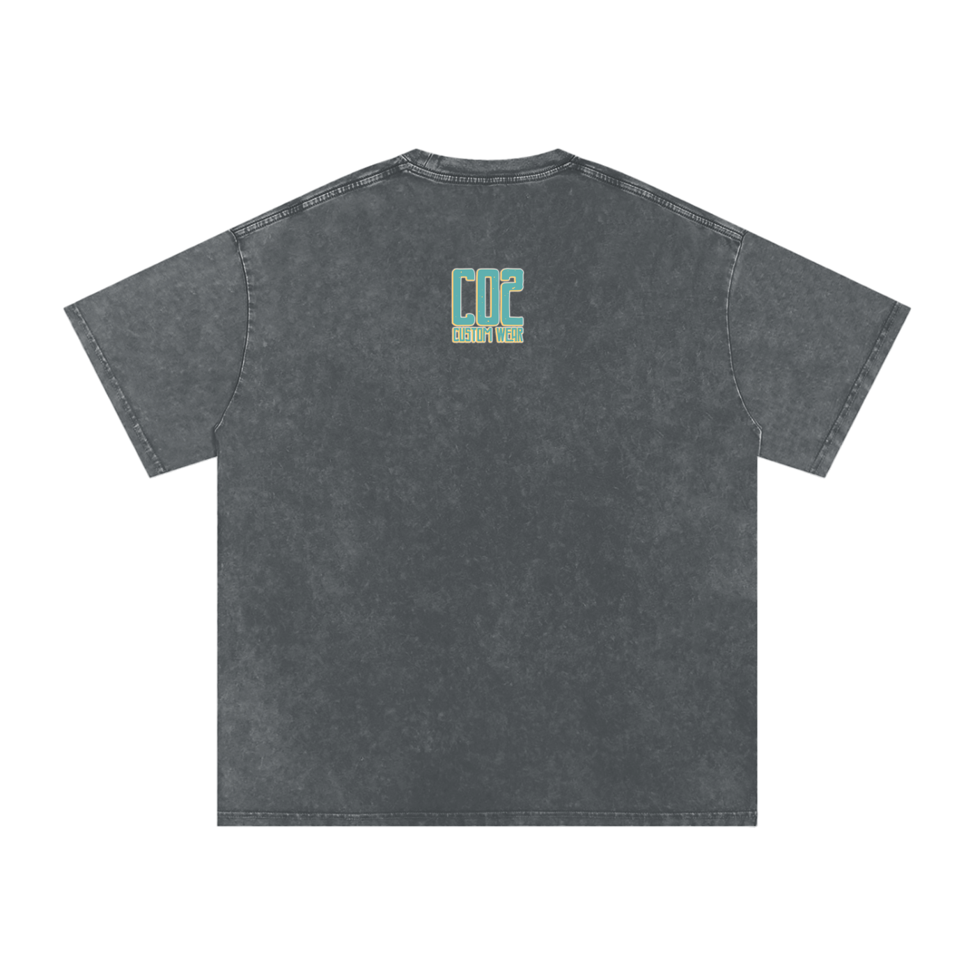 Thankful Grateful Blessed Snow Washed Oversized Cotton T-Shirt