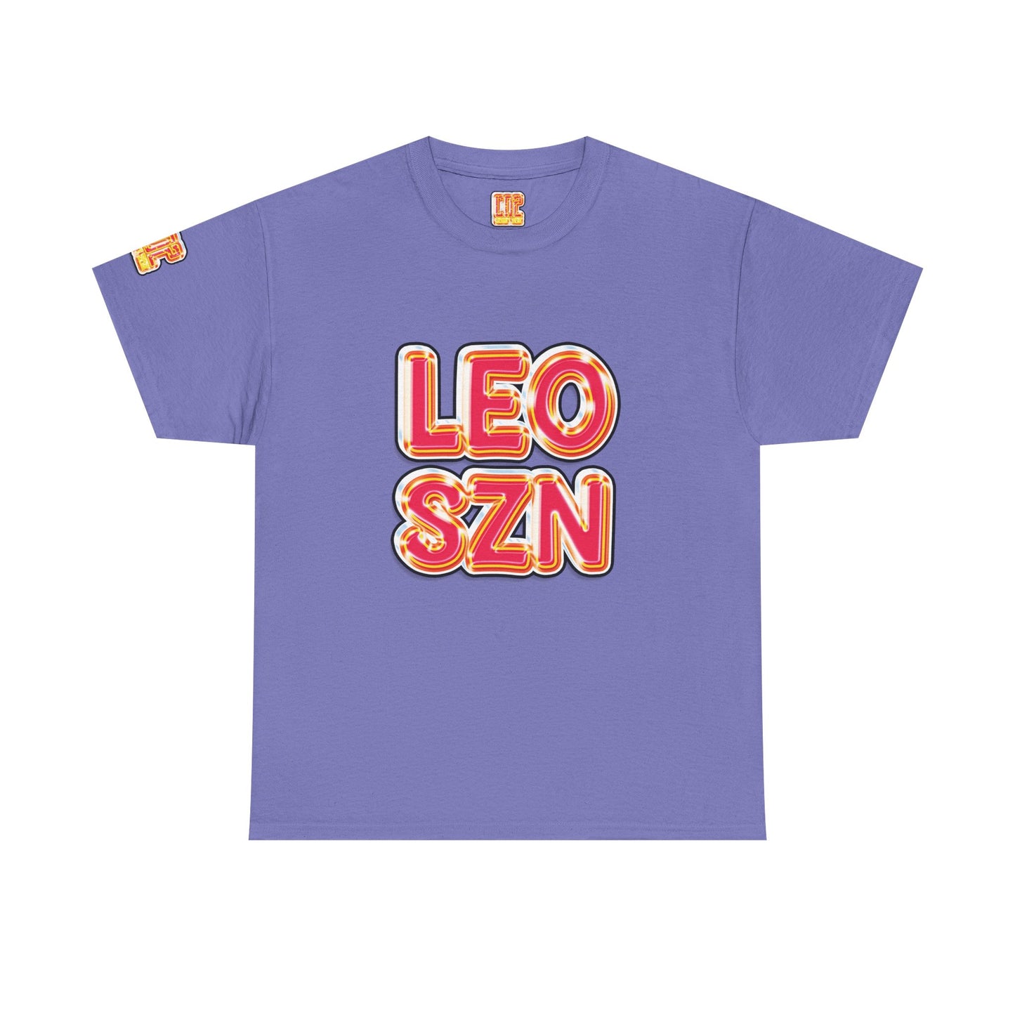 LEO SZN Unisex Heavy Cotton Tee, Zodiac Shirt, Astrology Gift, Birthday Apparel, Casual Wear, Summer Fashion, Trendy Style, Leo Season