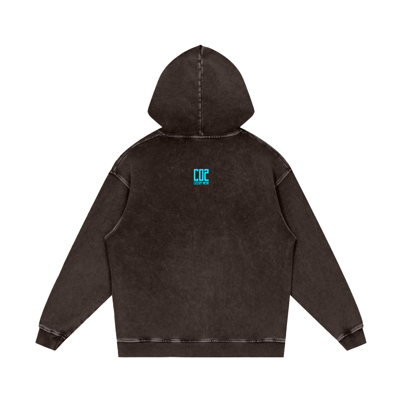 Is It 2026 Yet? Snow Washed Loose Cotton Hoodie
