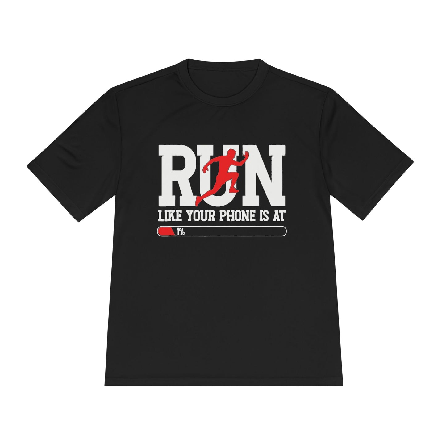 Running Humor Tee - Unisex Moisture Wicking T-Shirt for Fitness Lovers, Gift for Runners, Workout Shirt, Casual Wear, Running Gift