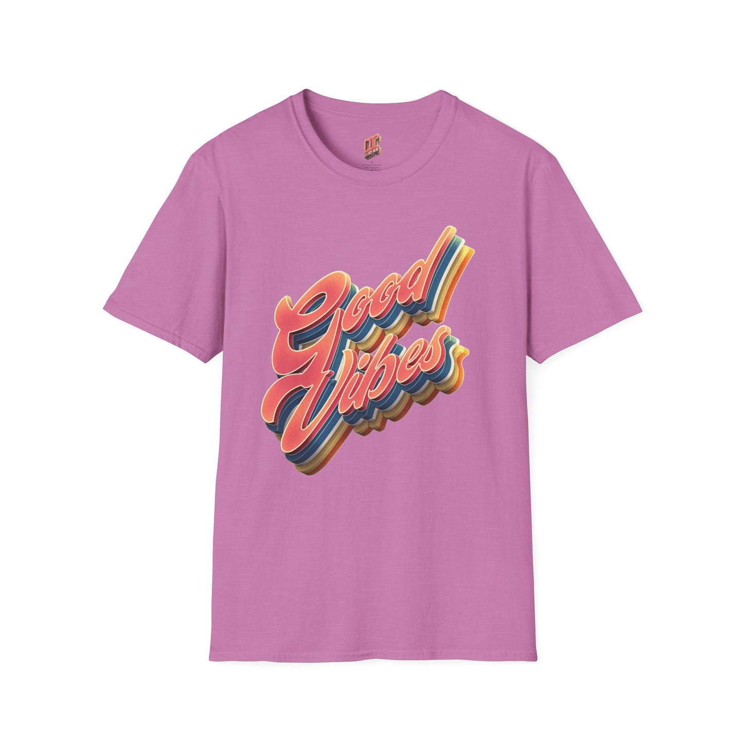 Good Vibes Unisex Softstyle T-Shirt, Fun Graphic Tee, Casual Wear, Gift for Friends, Summer Outfits, Positive Energy Fashion