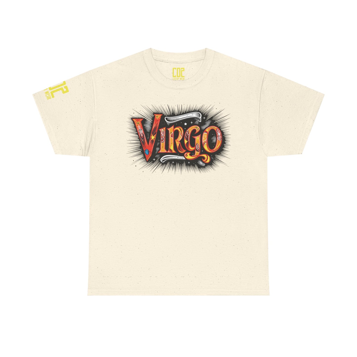 Virgo Zodiac Unisex Heavy Cotton Tee | Astrology Shirt, Horoscope Gift, Birthday Tee, Celestial Wear, Virgo Apparel