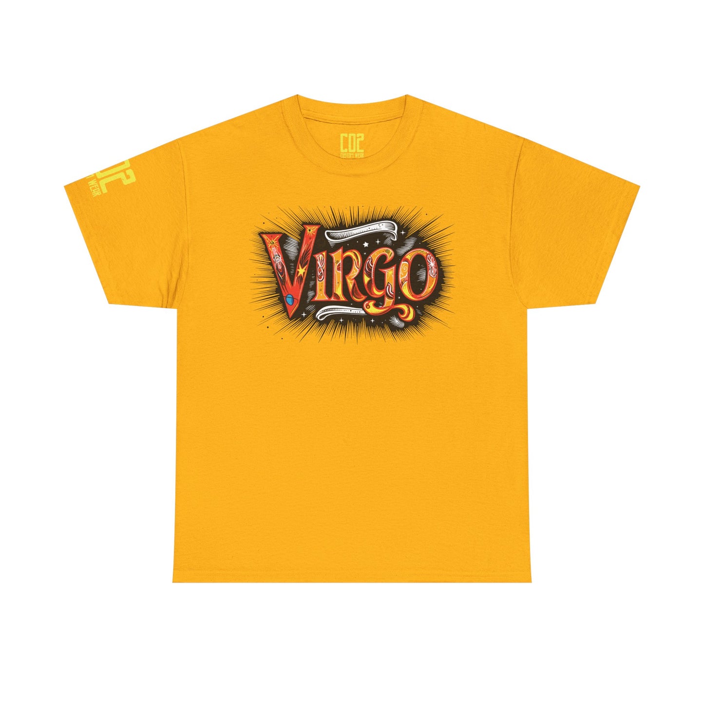 Virgo Zodiac Unisex Heavy Cotton Tee | Astrology Shirt, Horoscope Gift, Birthday Tee, Celestial Wear, Virgo Apparel