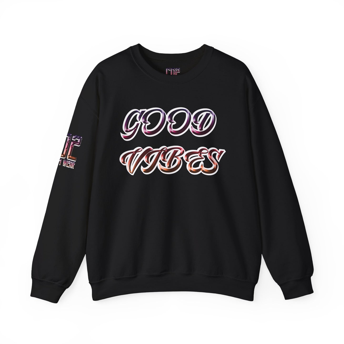 Good Vibes Unisex Sweatshirt, Cozy Crewneck for Relaxing, Gift for Friends, Unisex Fashion, Perfect for Celebrations