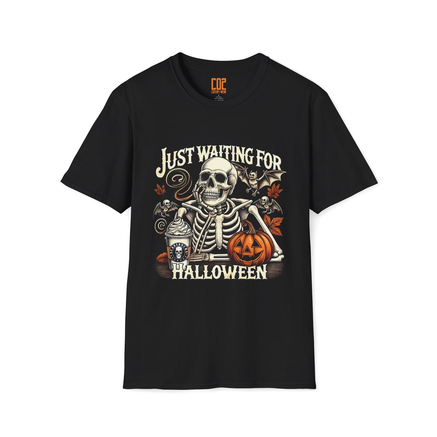 Halloween Skeleton Unisex T-Shirt, Spooky Graphic Tee, Fall Fashion, Halloween Costume Tee, Trick or Treat Shirt, Halloween Gift