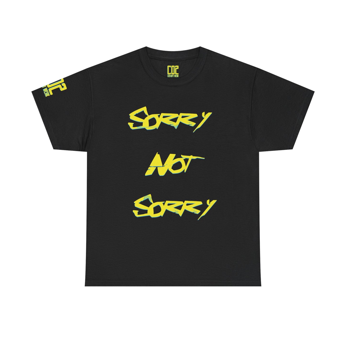 Sorry Not Sorry Shirt, Statement Graphic Tee, Casual Unisex Top, Trendy Streetwear, Gift for Him/Her, Everyday Wear