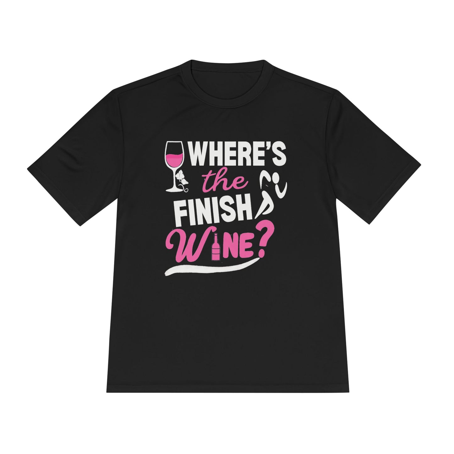 Wine-Themed Unisex Moisture Wicking Tee for Wine Lovers, Gift for Birthdays, Parties, Outdoor Events, Fun Wine Apparel
