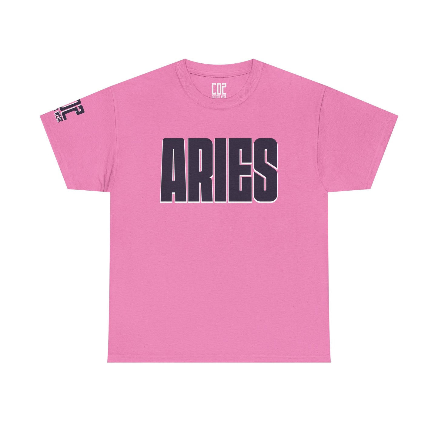Aries Heavy Cotton Tee - Unisex Astrology Shirt, Zodiac Fashion, Horoscope Gift, Perfect for Birthdays & Celebrations