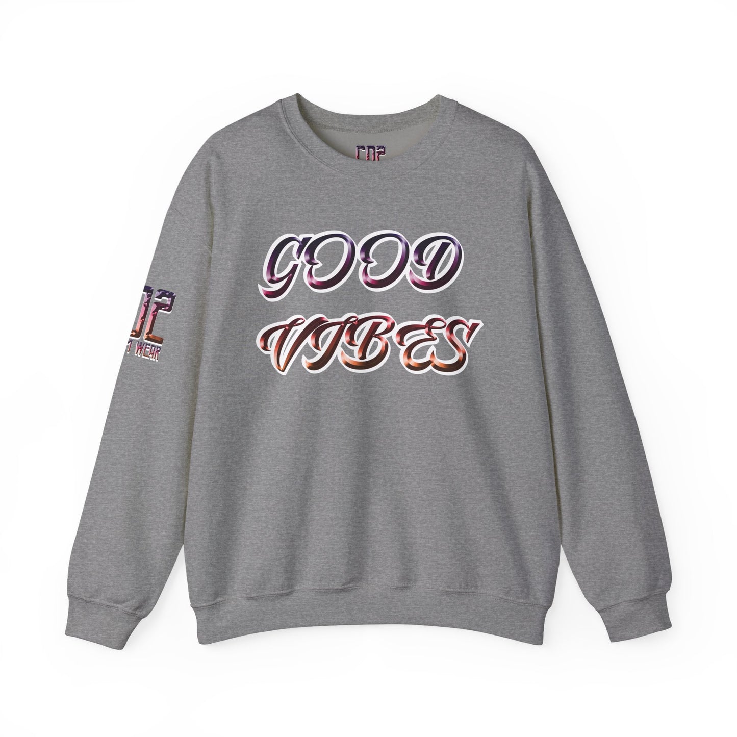 Good Vibes Unisex Sweatshirt, Cozy Crewneck for Relaxing, Gift for Friends, Unisex Fashion, Perfect for Celebrations