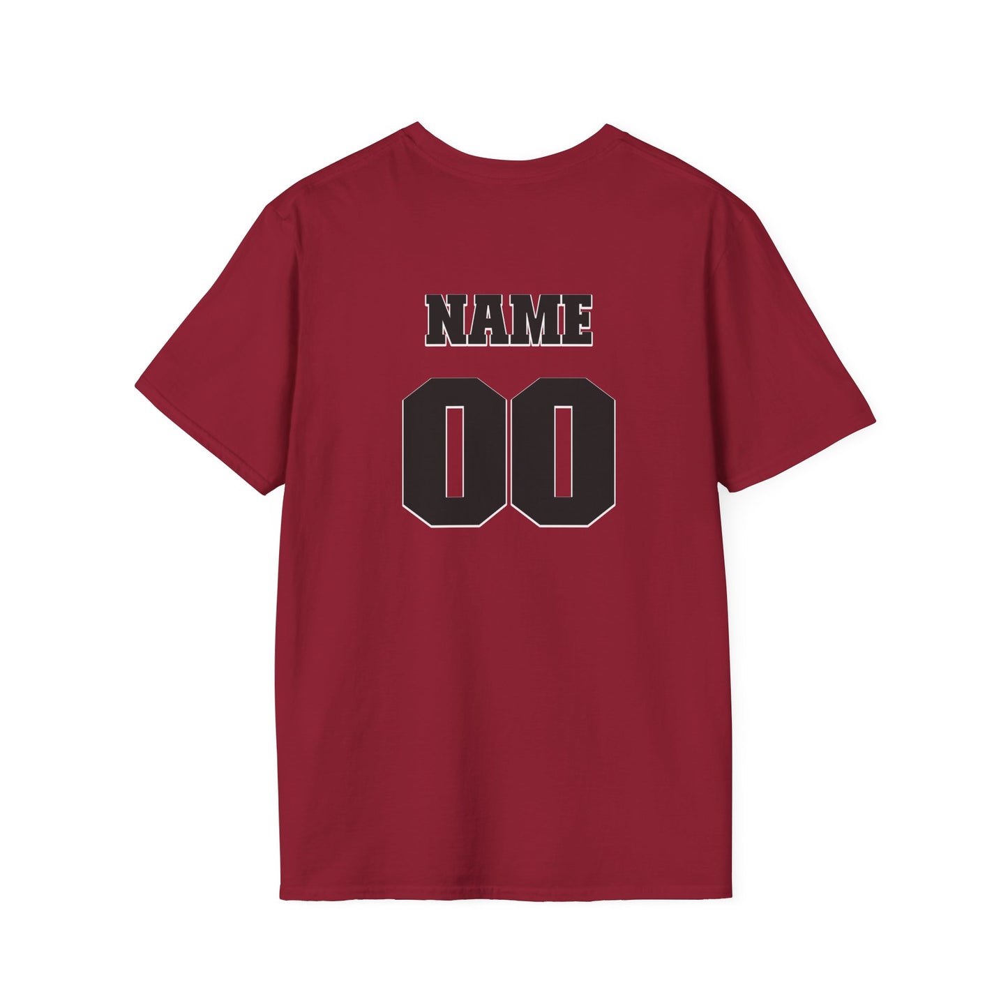 Football Mom Unisex Tee - Custom Team and Number Shirt with Name and Number for Athletes by request