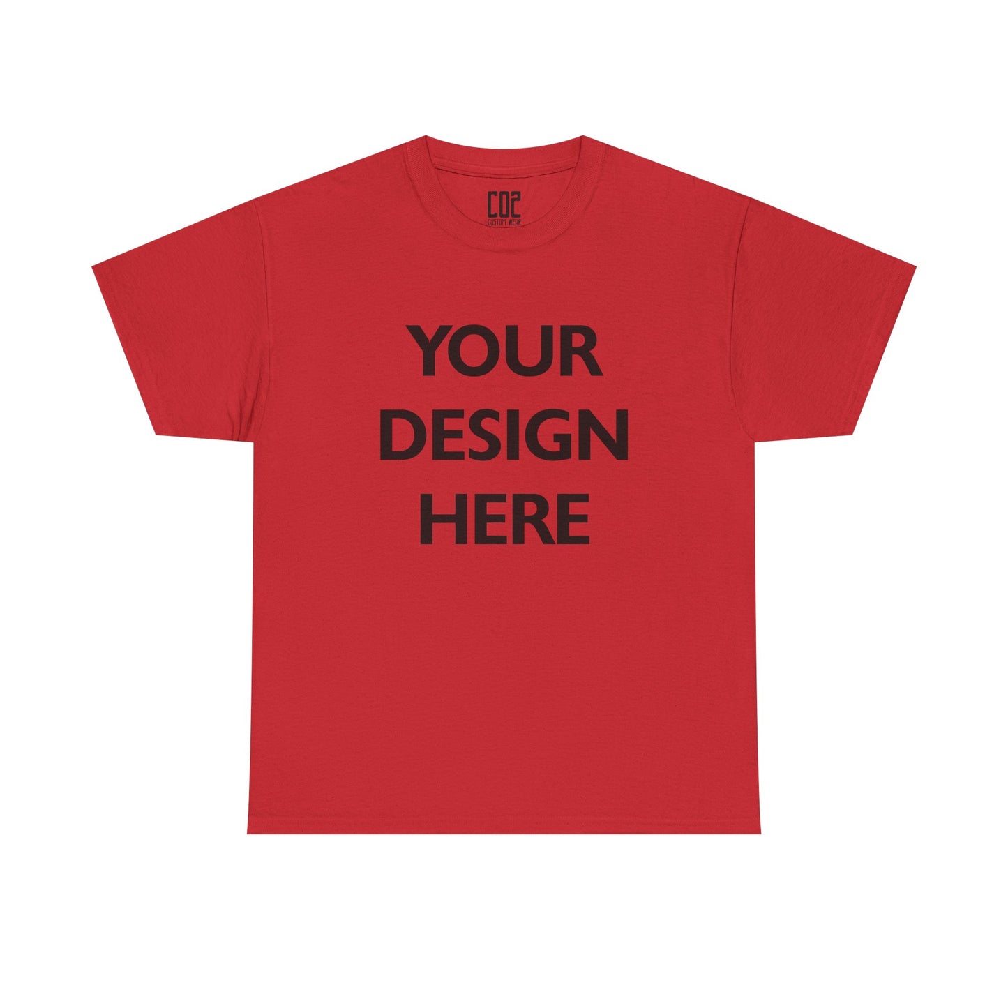 Unisex Heavy Cotton Tee - Customizable Graphic Shirt, Casual Wear, Gift for Him/Her, Birthday Present, Everyday Style