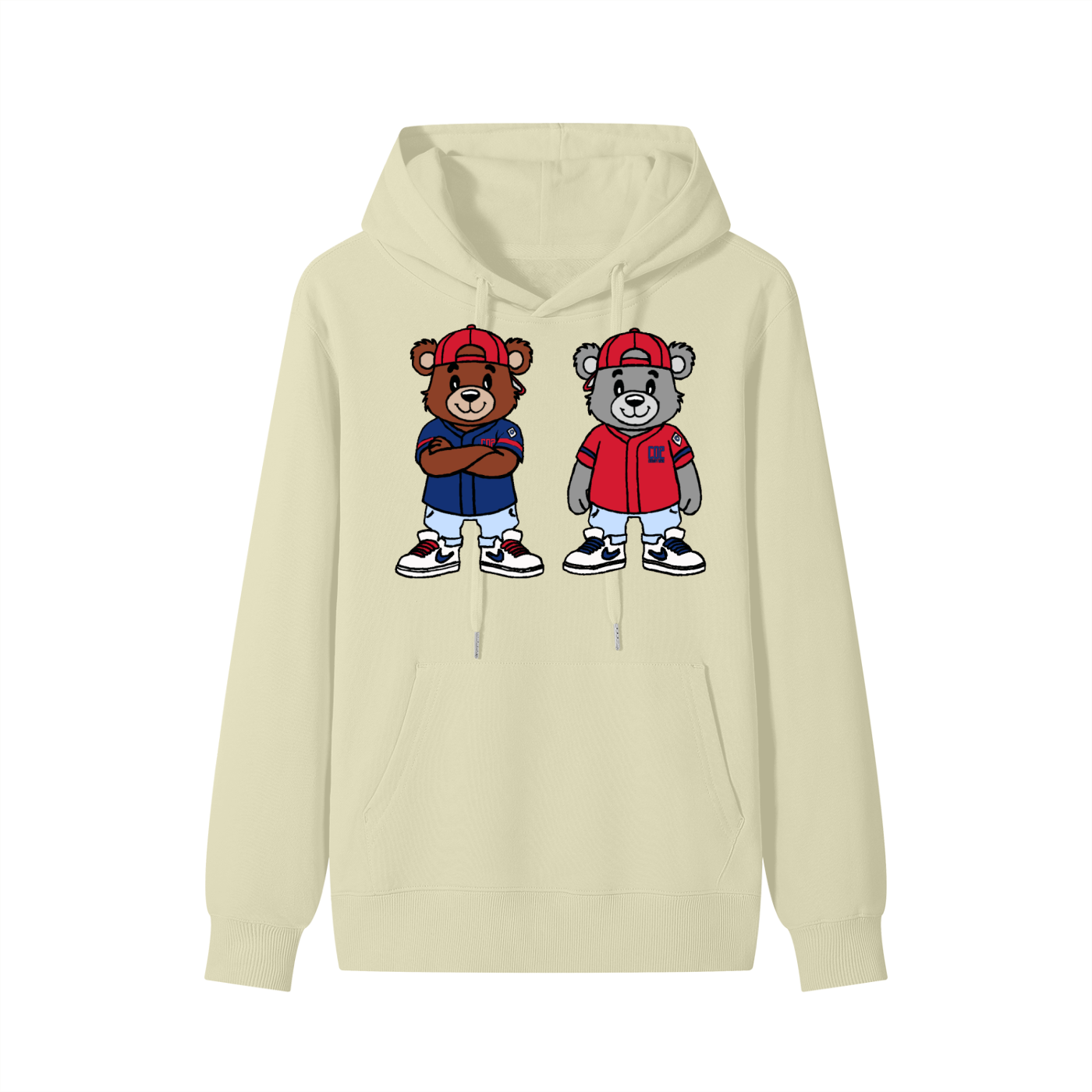 CO2 Bear Retro Cool Bear Classic Unisex Cotton Hoodie