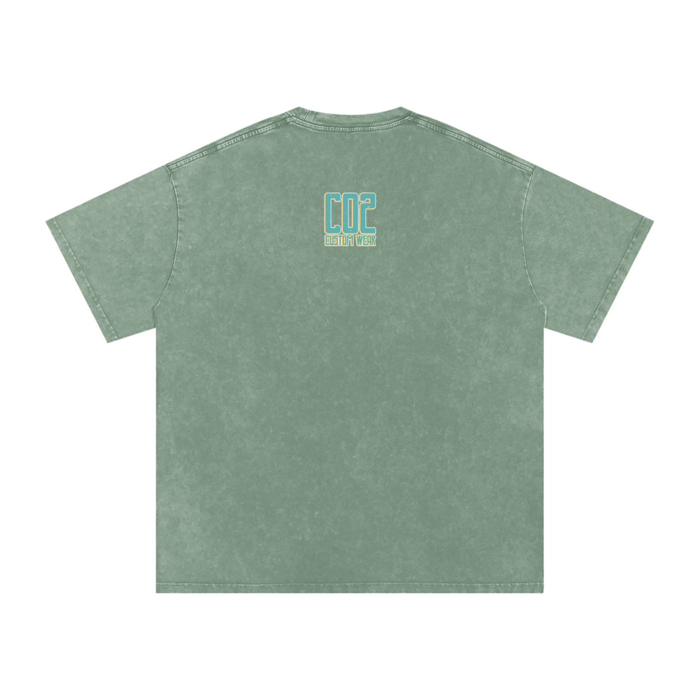 Thankful Grateful Blessed Snow Washed Oversized Cotton T-Shirt