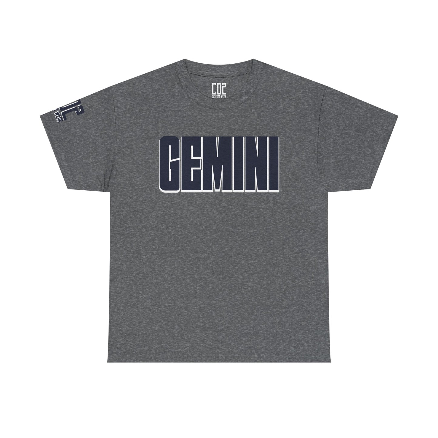 Gemini Unisex Heavy Cotton Tee | Astrology Shirt, Birthday Gift, Zodiac Apparel, Casual Wear, Star Sign Shirt