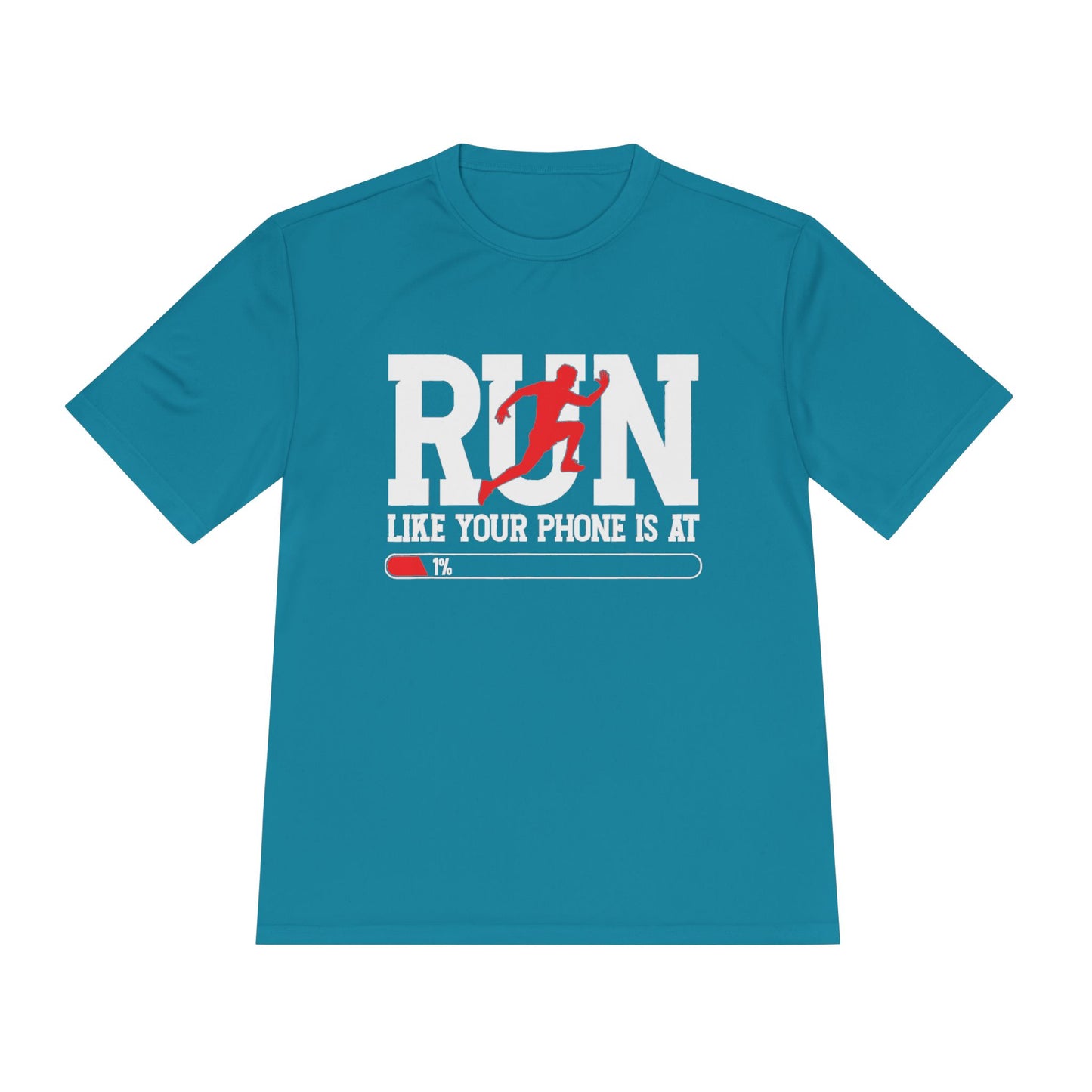 Running Humor Tee - Unisex Moisture Wicking T-Shirt for Fitness Lovers, Gift for Runners, Workout Shirt, Casual Wear, Running Gift