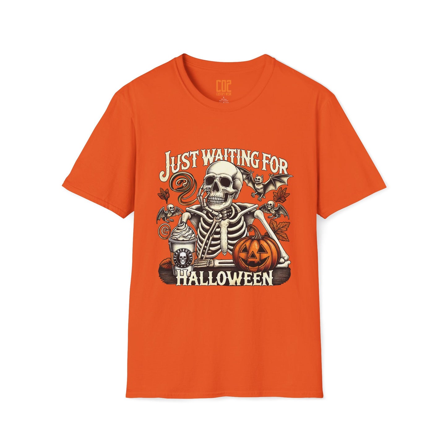 Halloween Skeleton Unisex T-Shirt, Spooky Graphic Tee, Fall Fashion, Halloween Costume Tee, Trick or Treat Shirt, Halloween Gift