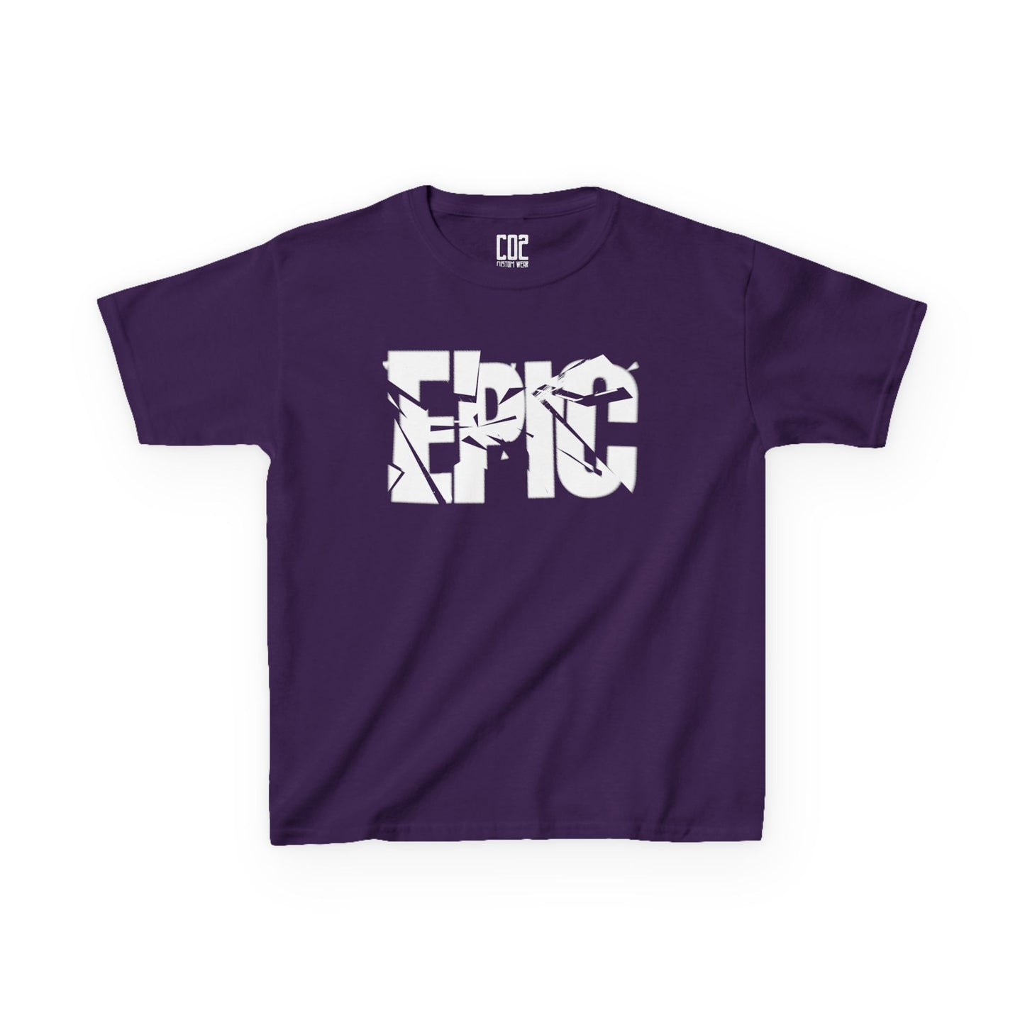 Epic Kids Heavy Cotton Tee - Cool Graphic T-Shirt for Boys and Girls, Perfect for Birthday Gifts, Casual Wear, Back to School