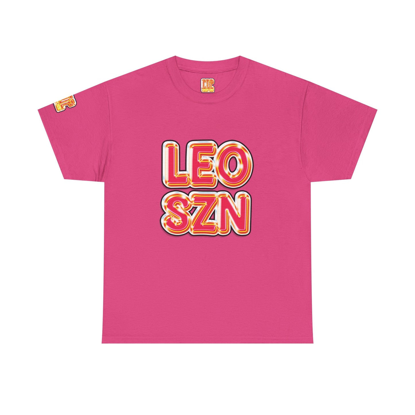 LEO SZN Unisex Heavy Cotton Tee, Zodiac Shirt, Astrology Gift, Birthday Apparel, Casual Wear, Summer Fashion, Trendy Style, Leo Season