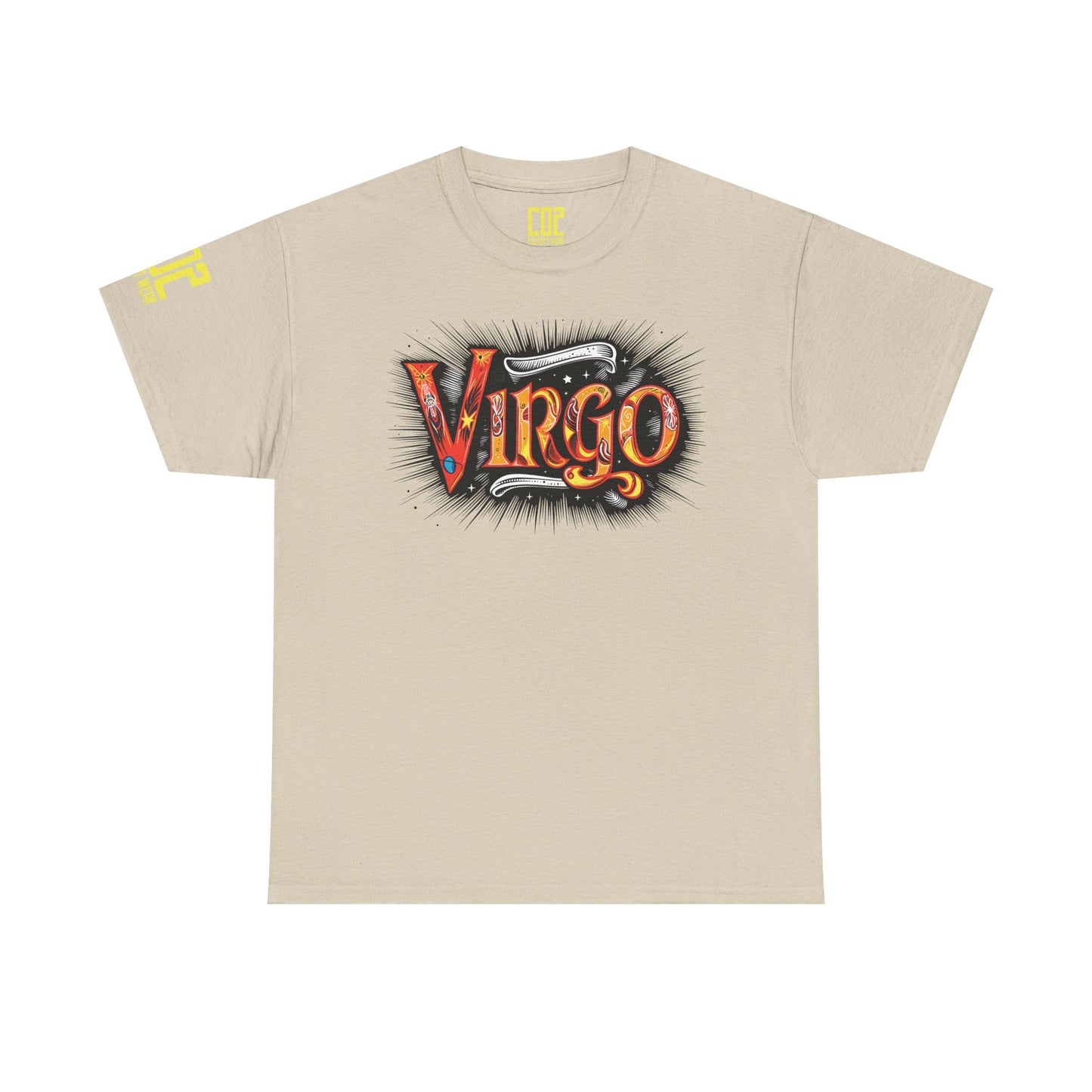 Virgo Zodiac Unisex Heavy Cotton Tee | Astrology Shirt, Horoscope Gift, Birthday Tee, Celestial Wear, Virgo Apparel