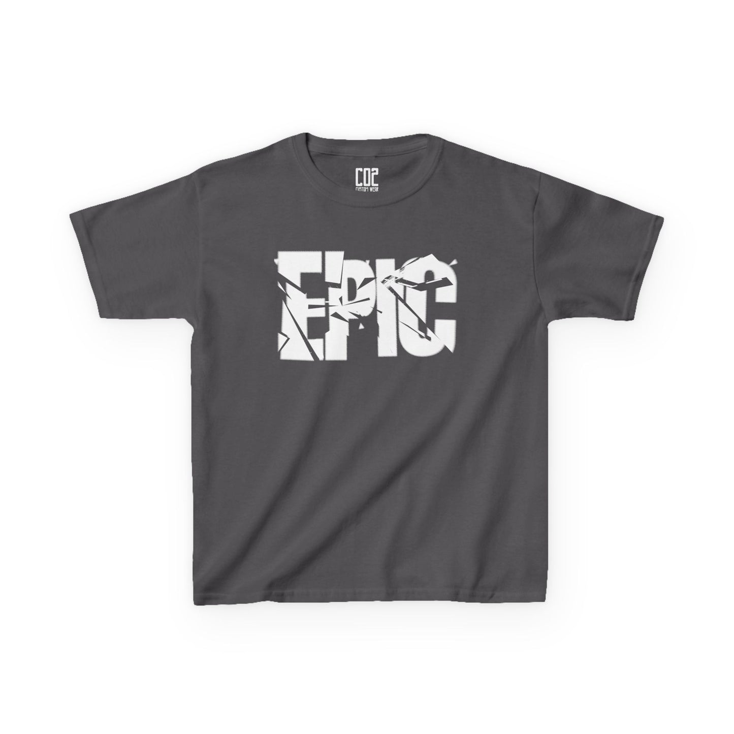Epic Kids Heavy Cotton Tee - Cool Graphic T-Shirt for Boys and Girls, Perfect for Birthday Gifts, Casual Wear, Back to School