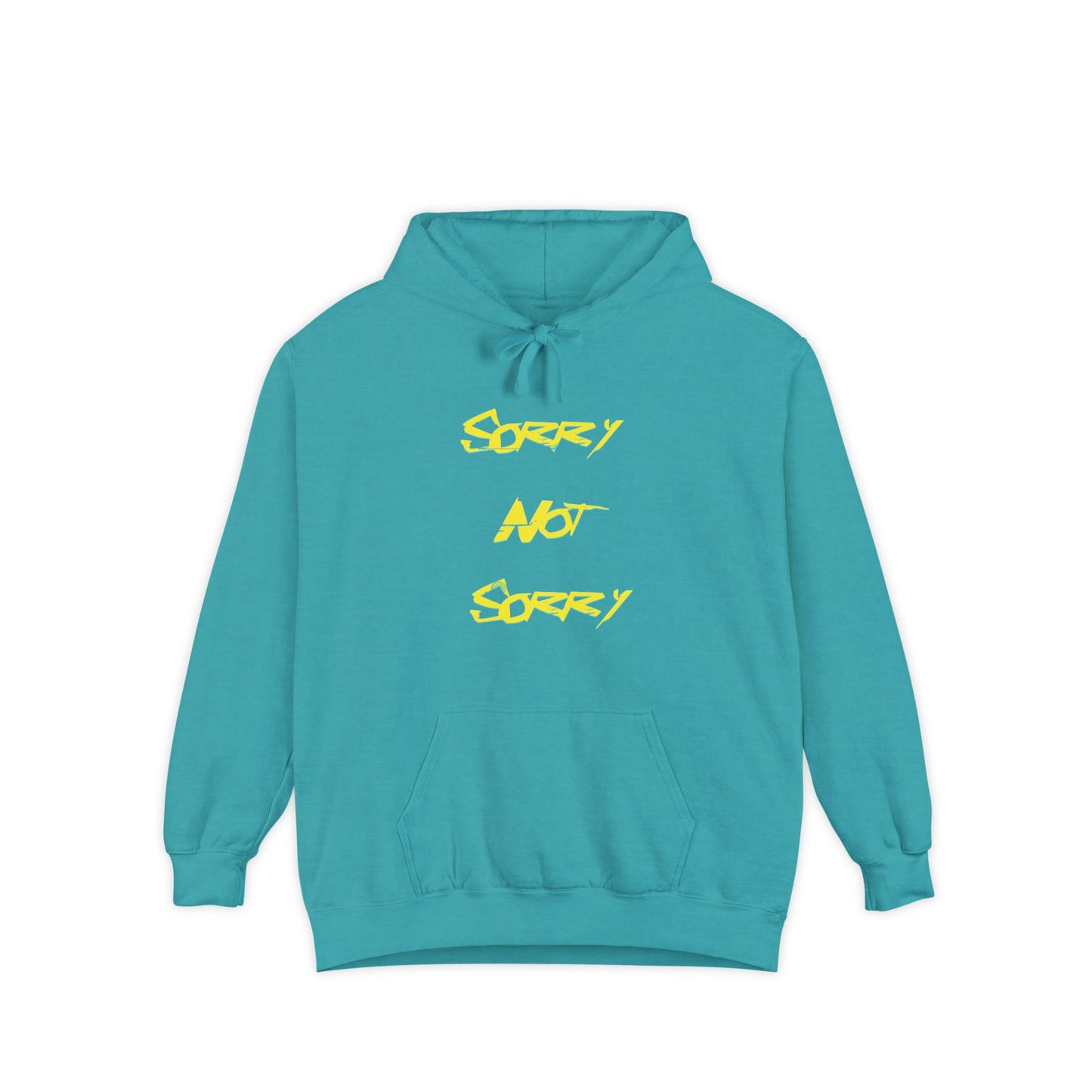 Sorry Not Sorry Hoodie, Casual Unisex Apparel, Streetwear, Comfortable Gift, Everyday Wear, Fun Hoodie