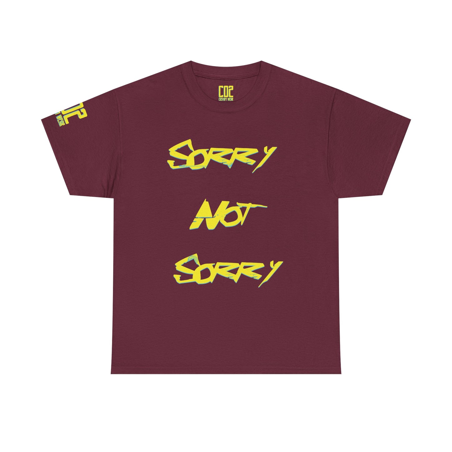 Sorry Not Sorry Shirt, Statement Graphic Tee, Casual Unisex Top, Trendy Streetwear, Gift for Him/Her, Everyday Wear
