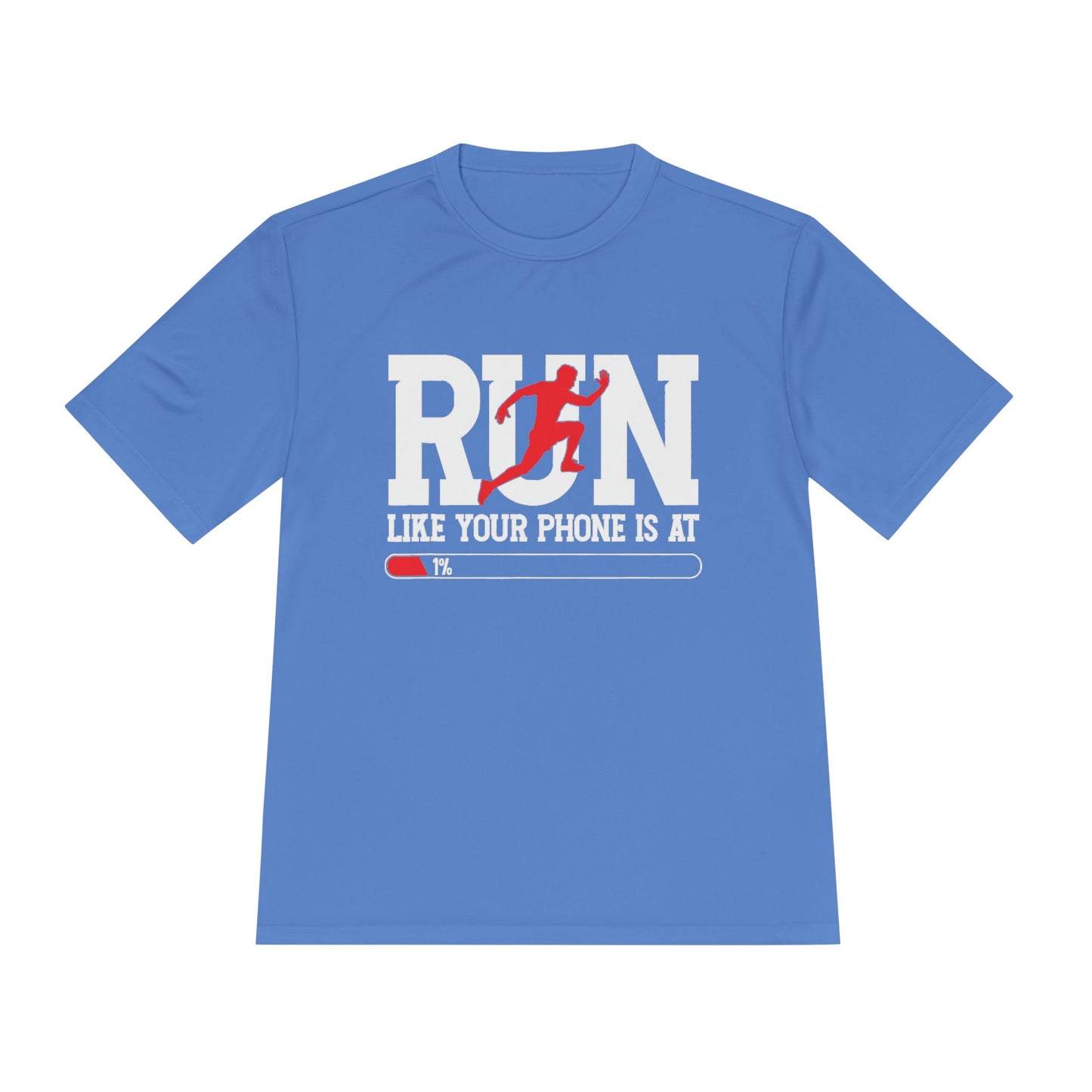 Running Humor Tee - Unisex Moisture Wicking T-Shirt for Fitness Lovers, Gift for Runners, Workout Shirt, Casual Wear, Running Gift