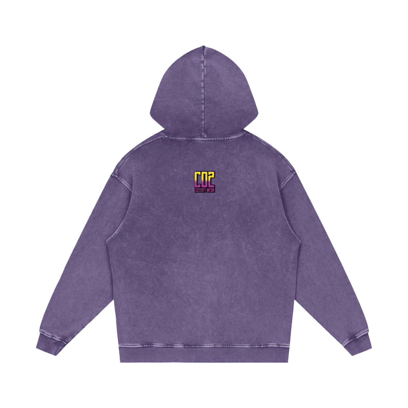 Spooky Season Snow Washed Loose Cotton Hoodie