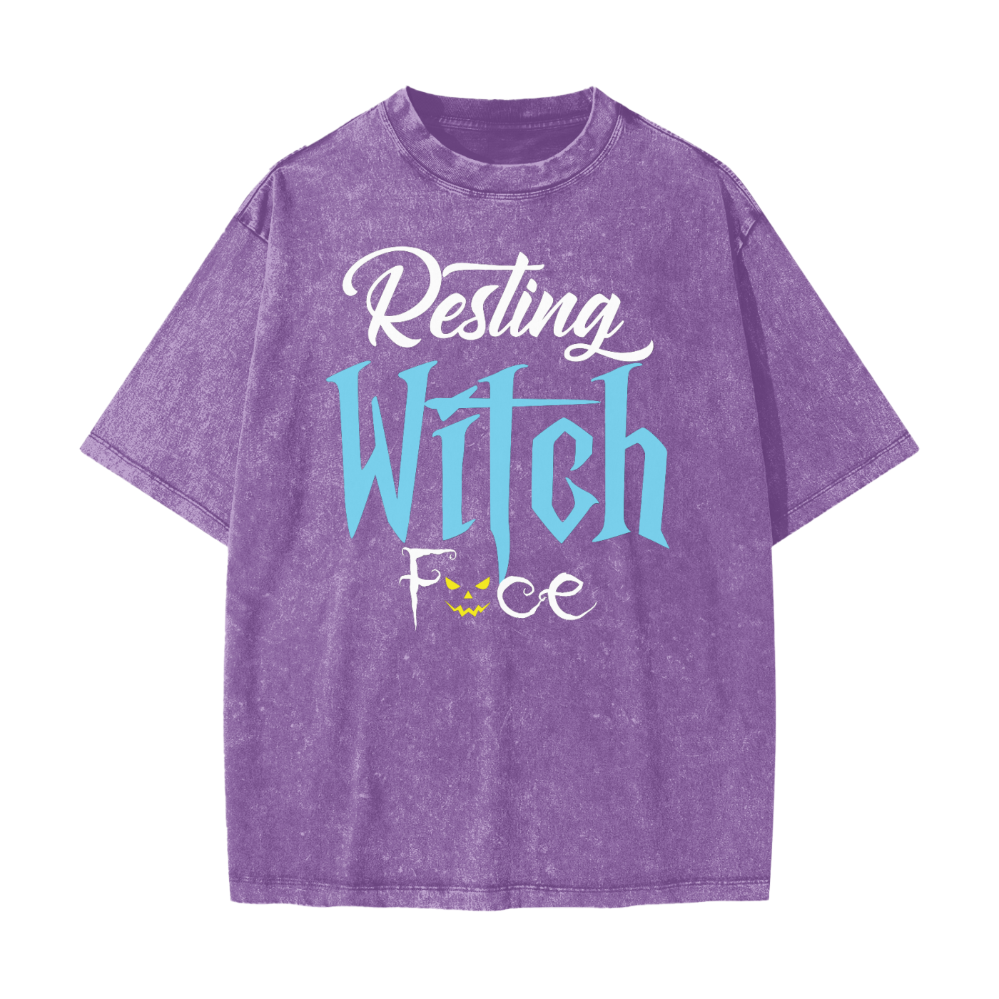 Resting Witch Face Heavyweight Snow Washed T-Shirt