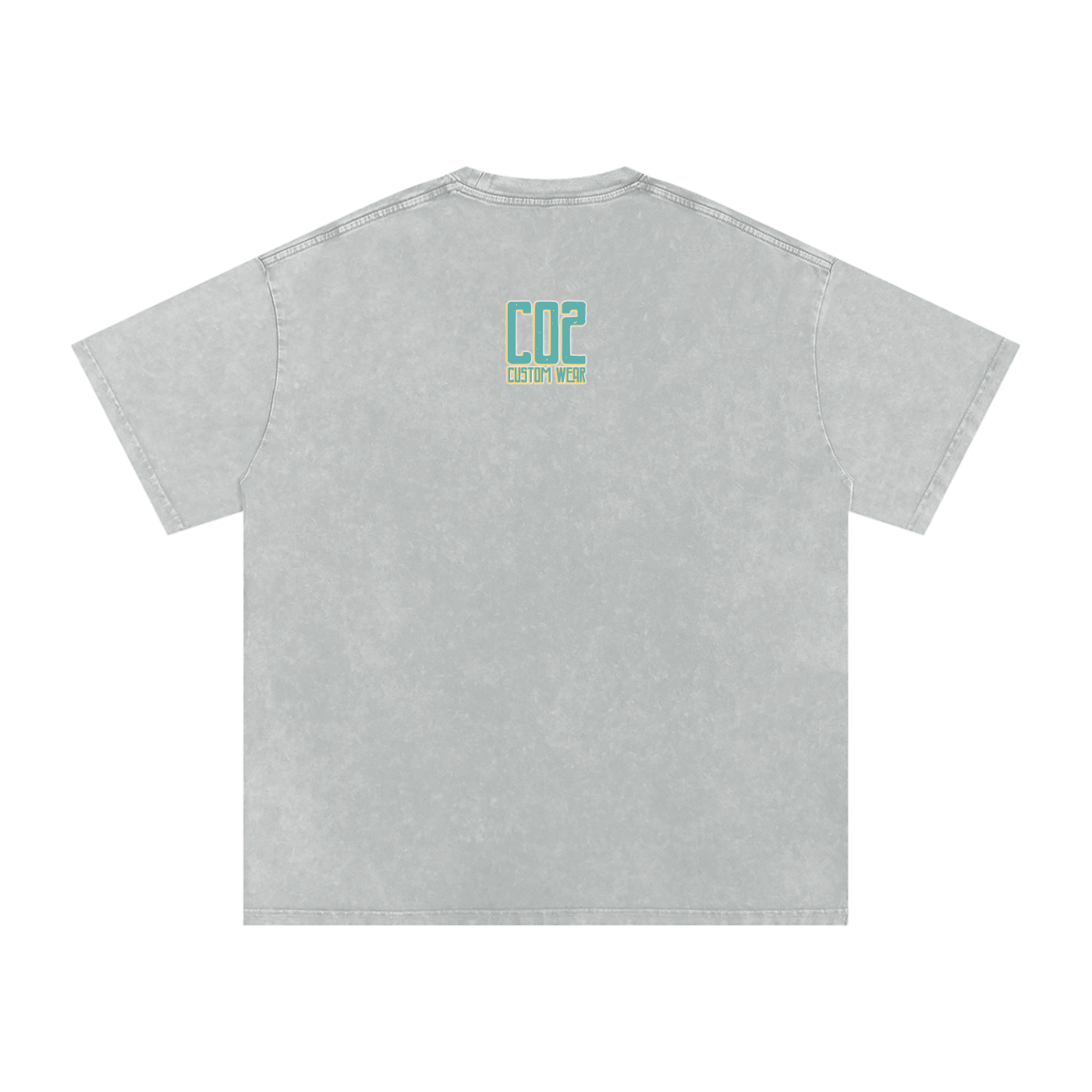 Thankful Grateful Blessed Snow Washed Oversized Cotton T-Shirt