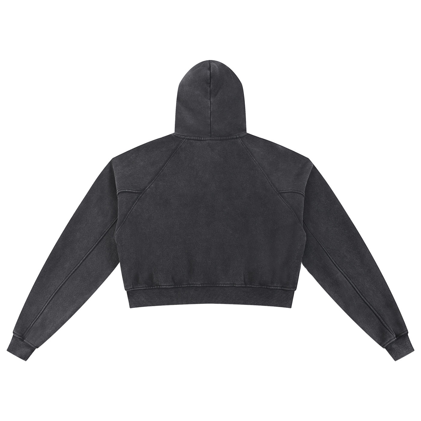Just Here for The Boos Snow Washed Cropped Hoodie