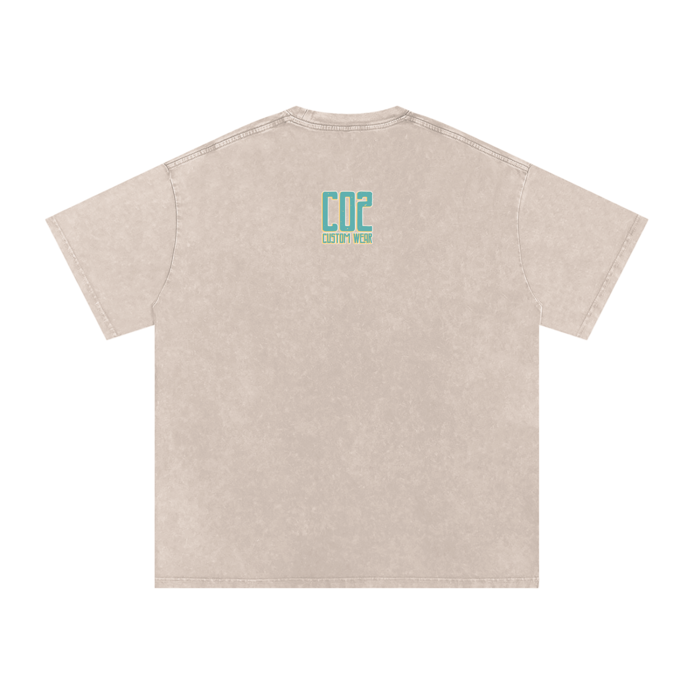 Thankful Grateful Blessed Snow Washed Oversized Cotton T-Shirt