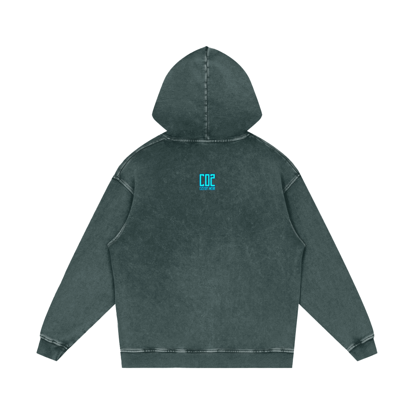 Is It 2026 Yet? Snow Washed Loose Cotton Hoodie