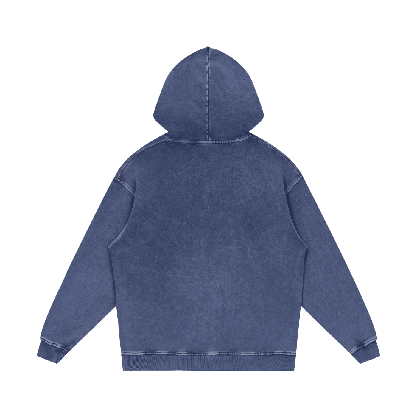 Thankful Grateful Blessed Snow Washed Loose Cotton Hoodie