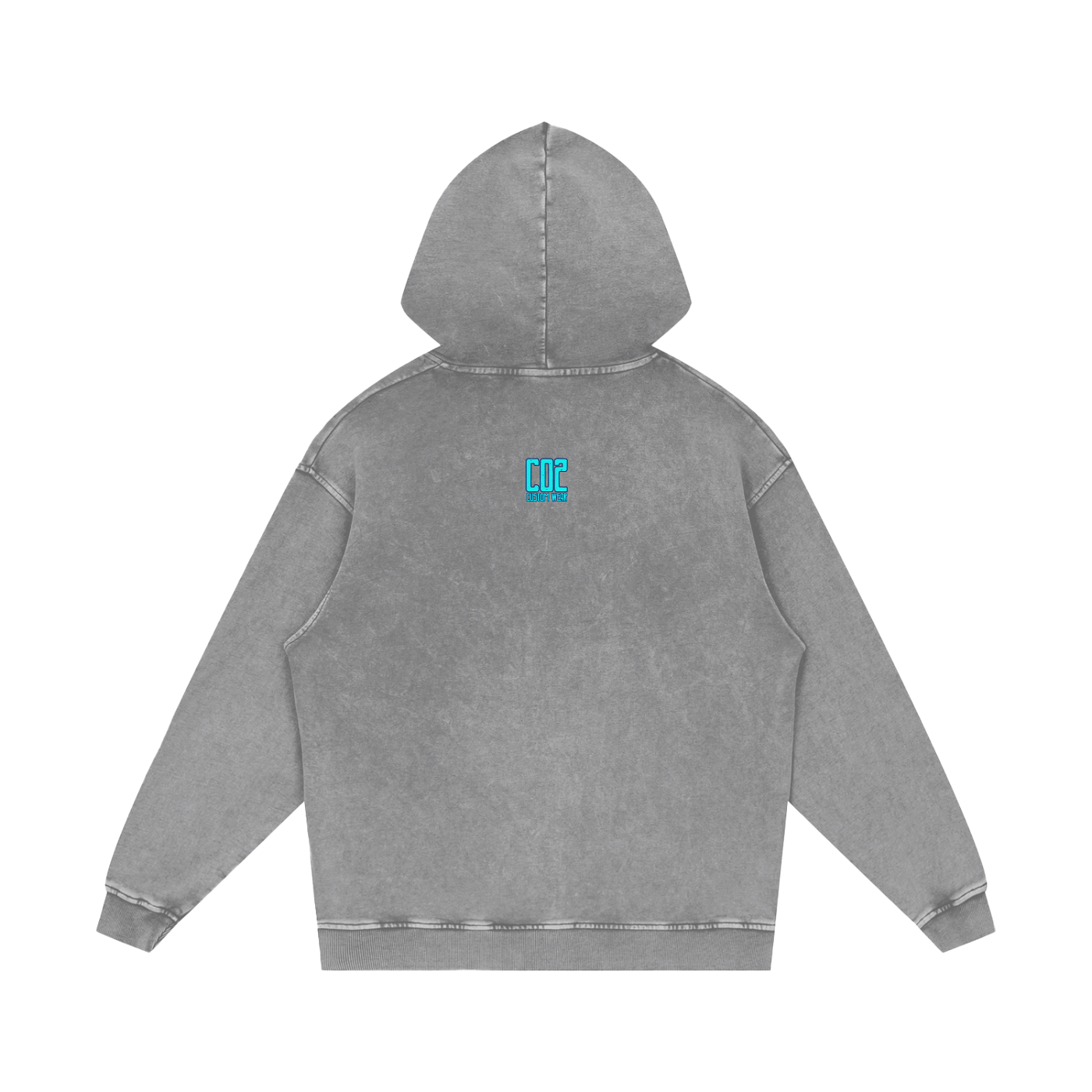Is It 2026 Yet? Snow Washed Loose Cotton Hoodie