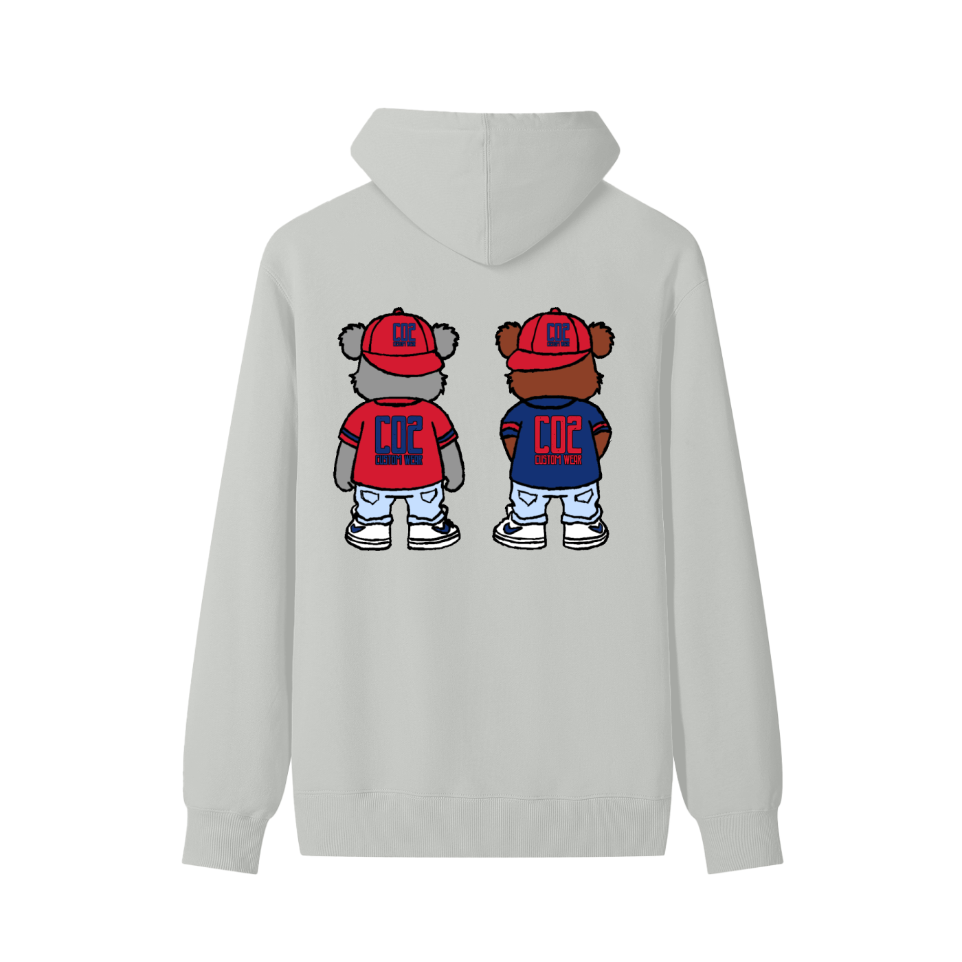 CO2 Bear Retro Cool Bear Classic Unisex Cotton Hoodie